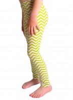 Dětské legíny (zeleno-bílé)