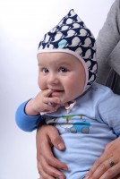 Dětská kojenecká čepička (pro holčičky)