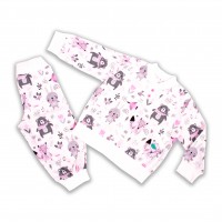 Dívčí flanelové pyžamo (králík)